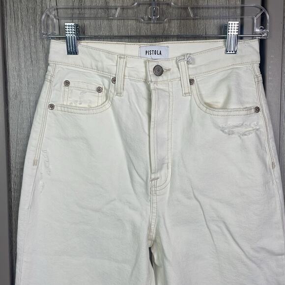 New! Pistola Cassie Crop Super High Rise Straight Crop Women's 25 - Picture 2 of 12